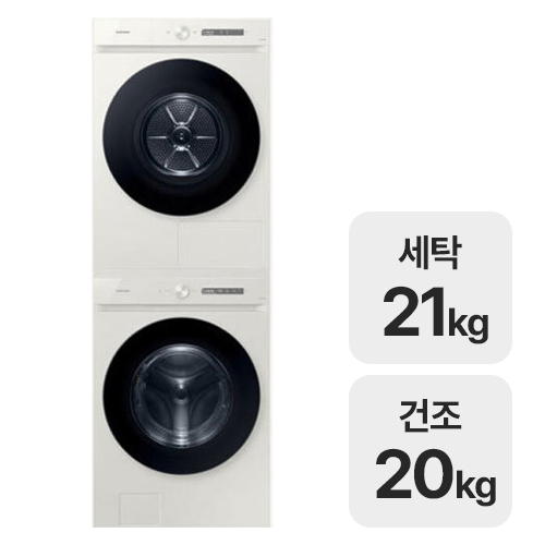 삼성전자 비스포크 AI WF21CB6850BE + DV20CB8800BE