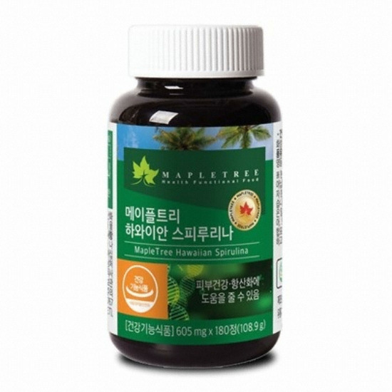 메이플트리 하와이안 스피루리나 180정