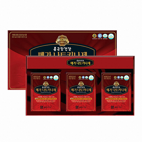 종근당건강 메가 나토키나제 30정 3개입 세트