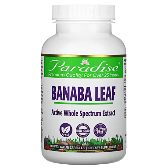 파라다이스허브 바나바잎 추출물 180캡슐 (해외)