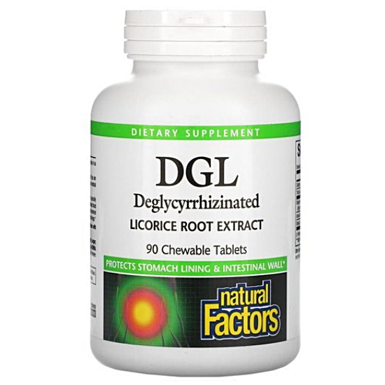 네추럴팩터스 DGL 감초뿌리 90정 (해외)