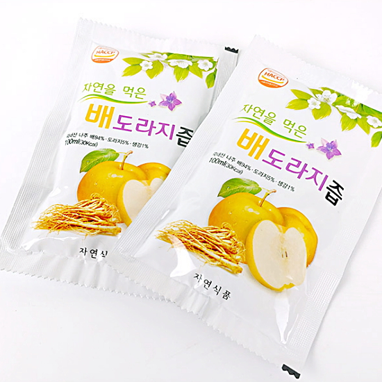 자연식품 자연을 먹은 배도라지즙 100ml 100포