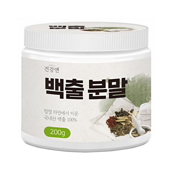 건강앤 백출분말 200g