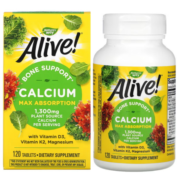 얼라이브 본 서포트 칼슘 120정 (해외)