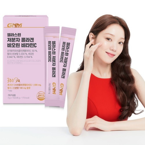 GNM자연의품격 엘라스틴 저분자 콜라겐 비오틴 비타민C 15포