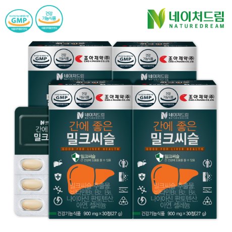 조아제약 네이처드림 간에 좋은 밀크씨슬 30정