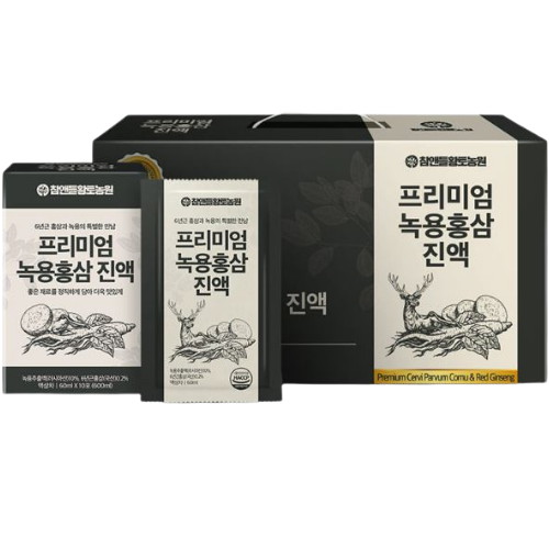 참앤들황토농원 황제녹용보 녹용홍삼 프리미엄 60ml 30포