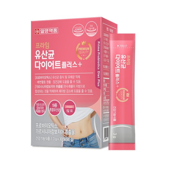 일양약품 프라임 유산균 다이어트 플러스 3g 30포