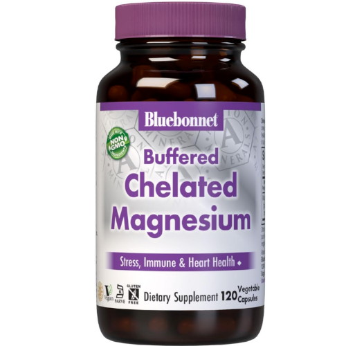 블루보넷 알비온 버퍼드 킬레이트 마그네슘 120베지캡슐 (해외)