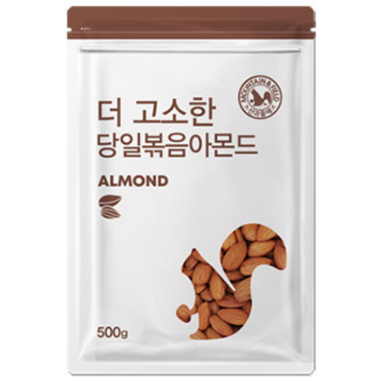 산과들에  더 고소한 당일 볶음 아몬드 500g
