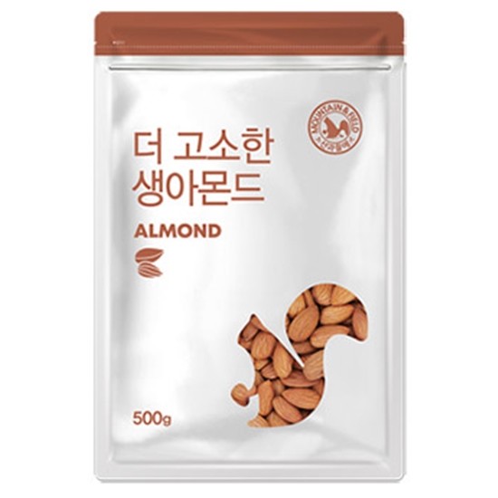 산과들에  더 고소한 생아몬드 500g