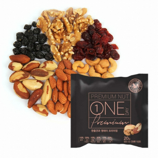 산과들에  한줌견과 원데이 프리미엄 20g