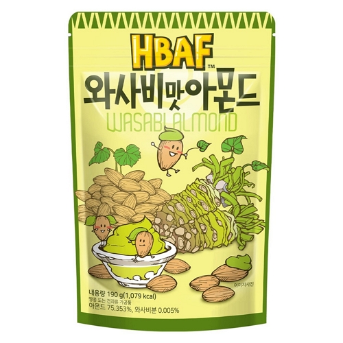(주)바프 HBAF 와사비맛 아몬드 190g