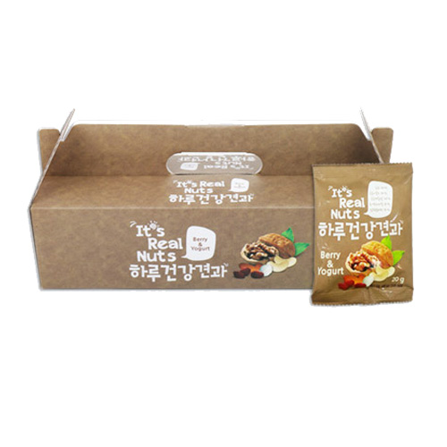 맑은농산 잇츠리얼넛츠 하루건강 견과 베리앤요거트 20g 25개입 선물세트