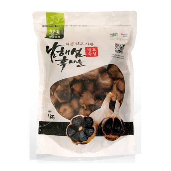 남해섬흑마늘  남해섬 통 흑마늘 1kg