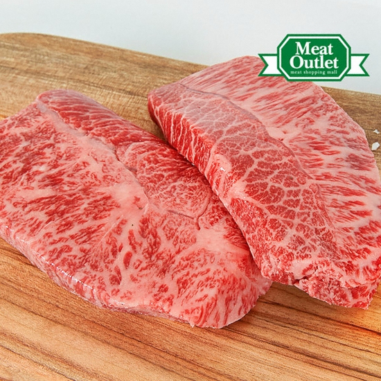 미트아울렛  숙성 와규 냉장 부채살 스테이크용 300g