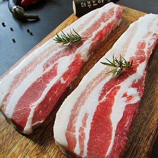 도감푸드  듀록 흑돼지 삼겹살 1kg