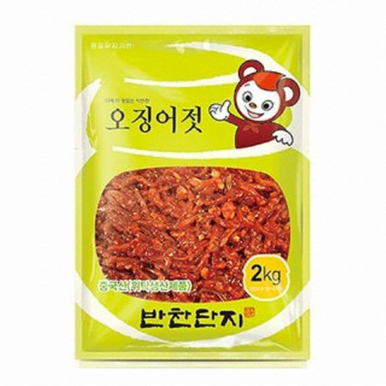 반찬단지  오징어젓 2kg (진공)