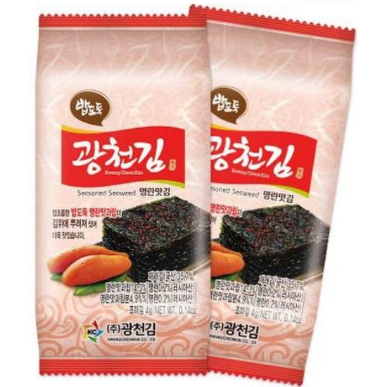 광천김  광천 밥도둑 명란맛김 4g