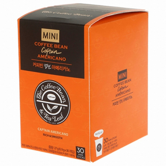 커피빈  캡틴 아메리카노 미니 30개입