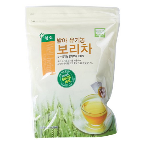 청오건강  발아 유기농 보리차 15T (1.5~2L용)