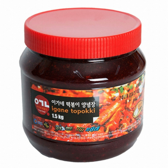 트루푸드 이가네 떡볶이 오리지널 양념장 1.5kg
