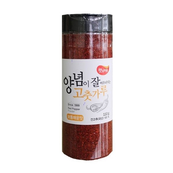 영양F&S 햇님마을 양념이 잘 어우러지는 고운 고춧가루 보통매운맛 110g [1개] : 에누리 가격비교