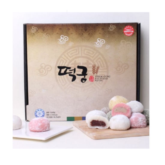 장원식품 떡궁 오색 아이스 찹쌀떡 20구 세트 1kg [1개] - 에누리 가격비교