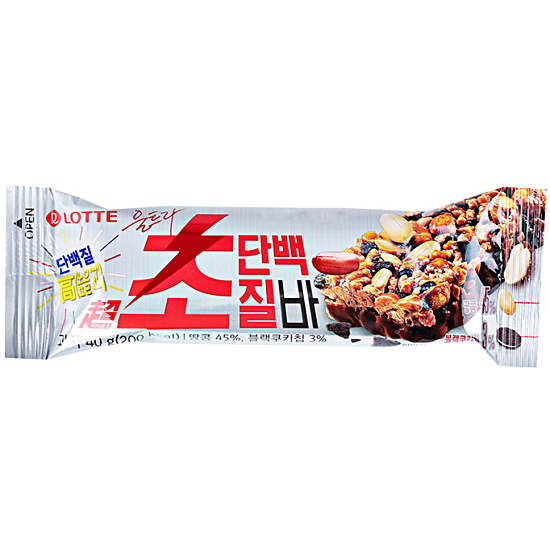 롯데제과 초단백질바 40g