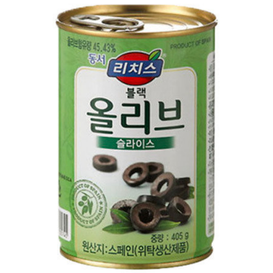 리치스  블랙 올리브 슬라이스 405g