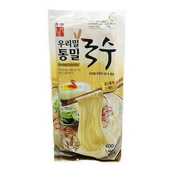 우리밀  통밀국수 400g