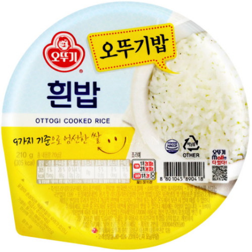 오뚜기밥 흰밥 210g