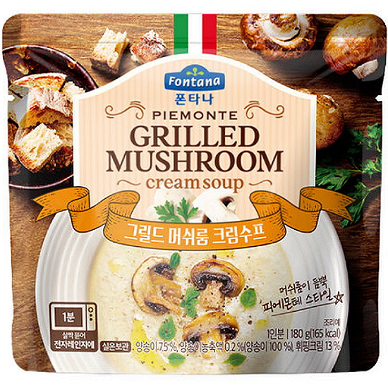 샘표식품 폰타나 피에몬테 그릴드 머쉬룸 크림수프 180g