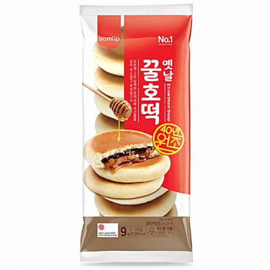 SPC삼립  옛날 꿀호떡 9개입 513g