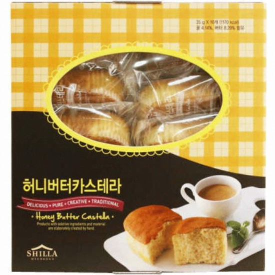 신라명과 허니버터 카스테라 선물세트 10개입 350g [1개] - 에누리 가격비교