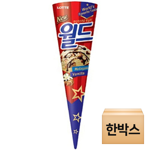 롯데제과  월드콘 마다가스카르 바닐라 160ml