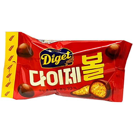 오리온  다이제볼 42g