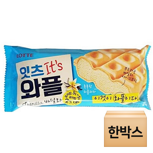 롯데제과  잇츠와플 바닐라 140ml