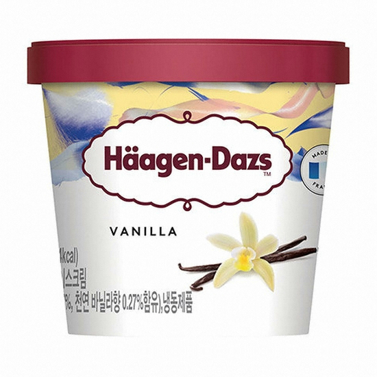 하겐다즈  바닐라 미니컵 아이스크림 100ml