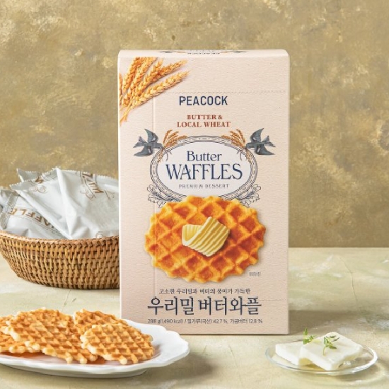 이마트 피코크 우리밀 버터와플 288g