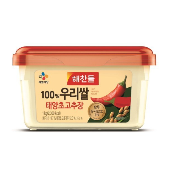 해찬들 100% 우리쌀 태양초고추장 1kg