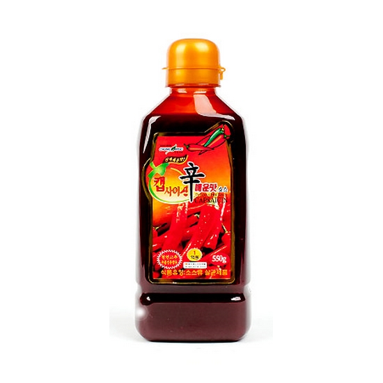 첫맛 캡사이신 매운맛소스 550g