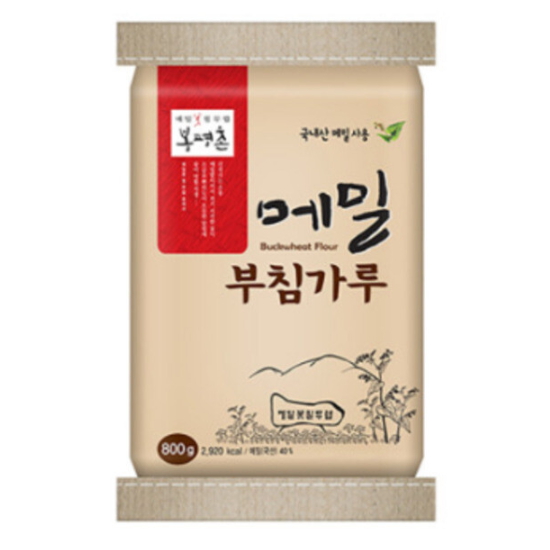 봉평농원 메밀 부침가루 40% 800g
