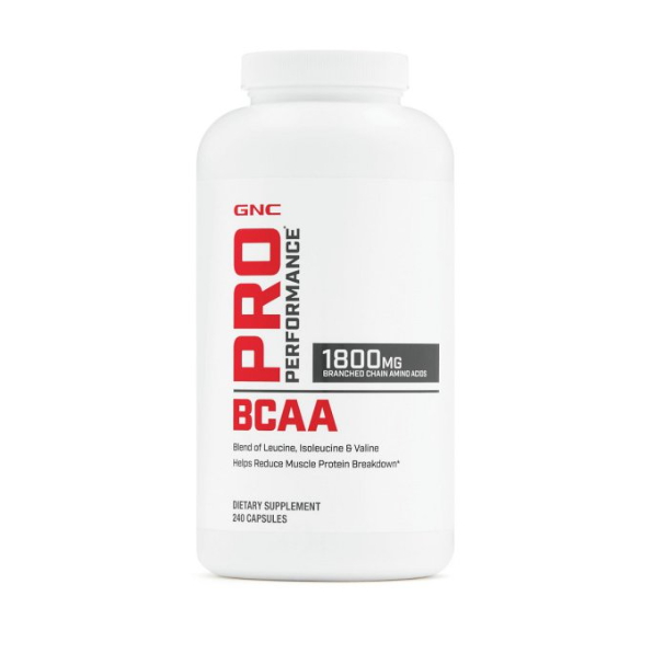  GNC 프로 퍼포먼스 BCAA 1800MG 240캡슐 [1개]