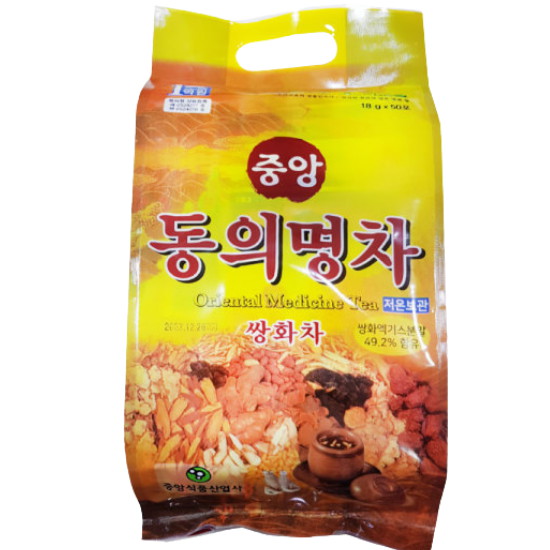 중앙식품  중앙 동의명차 쌍화차 50T (비닐팩)