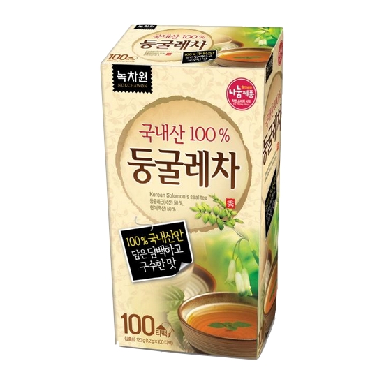 녹차원  국내산 둥굴레차 100T