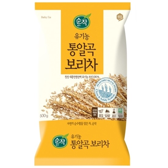 샘표식품  유기농 통알곡 보리차 500g