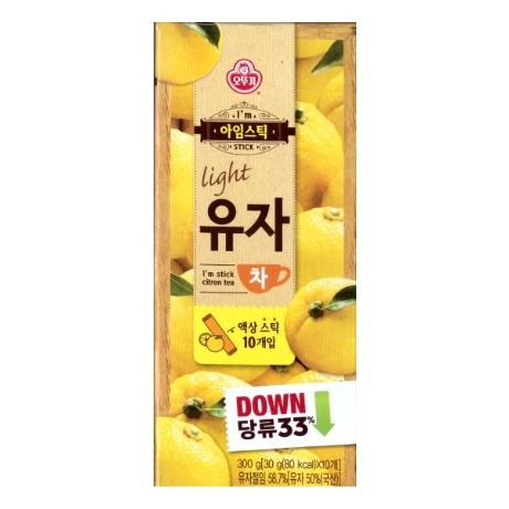 오뚜기 아임스틱 유자차 10T [1개] - 에누리 가격비교