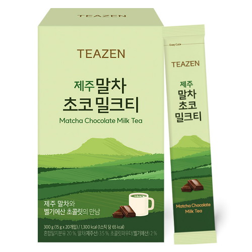 티젠  제주 말차 초코 밀크티 20T