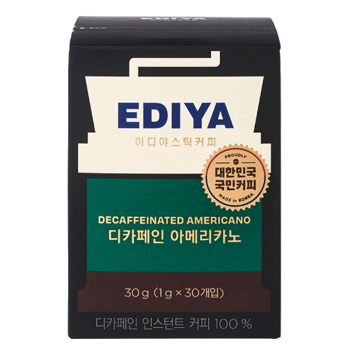 이디야  디카페인 아메리카노 30개입